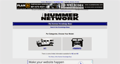 Desktop Screenshot of hummerknowledgebase.com